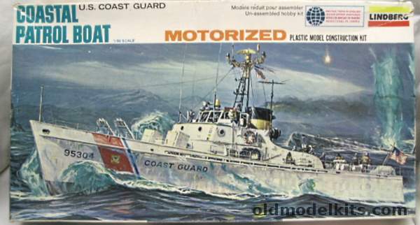 Lindberg 1/80 US Coast Guard Coastal Patrol Boat, 7409M plastic model kit